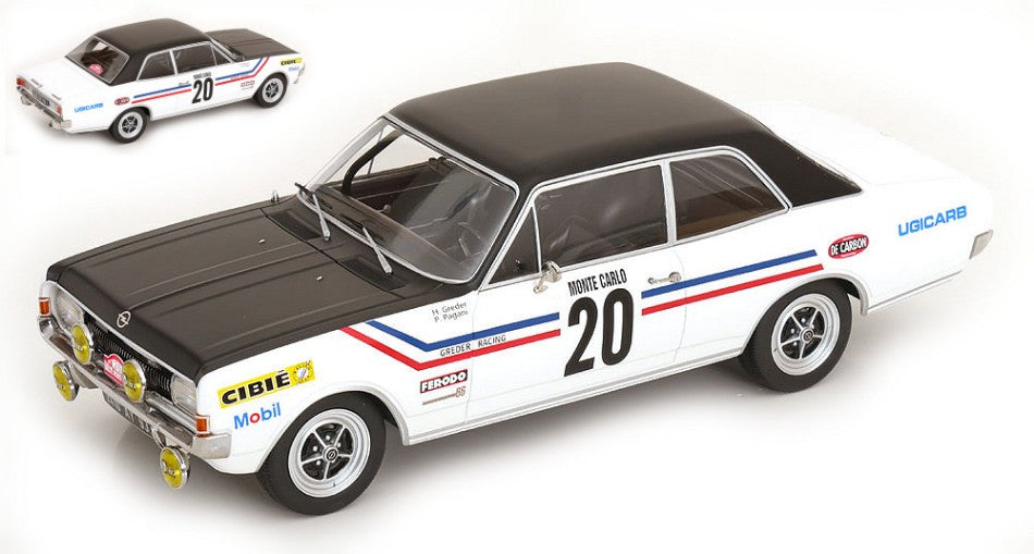 Ople Commodore A N.20 Rally Monte Carlo 1971 Greder-pagani – ModelCarGroup 1:18