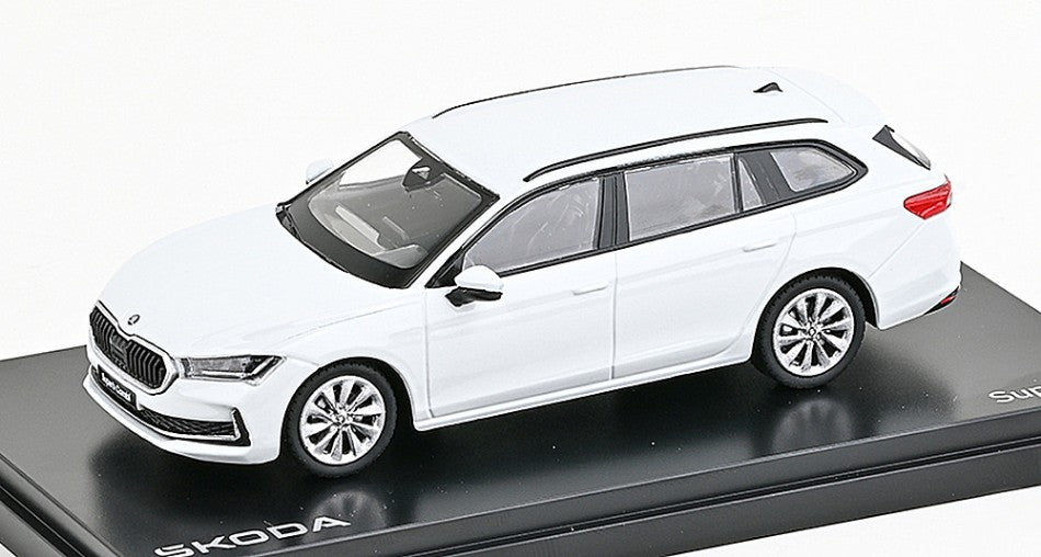 Skoda Superb Iv Combi 2023 White – Abrex 1:43