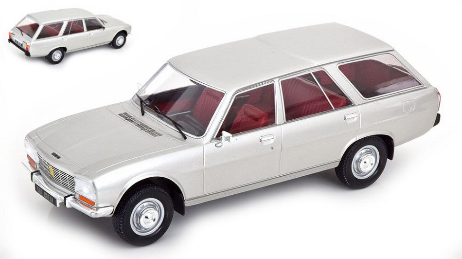 Peugeot 504 Break 1976 Silver – ModelCarGroup 1:18