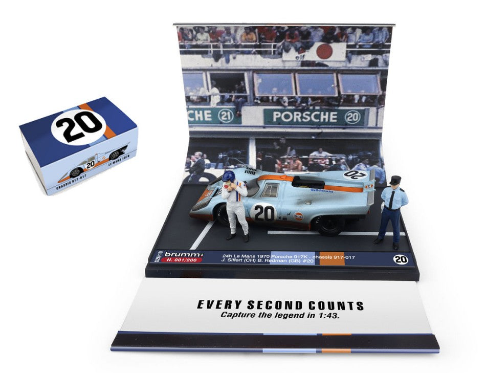 Porsche 917K N.20 24 H Le Mans 1970 Siffert-redman Ed.lim.pcs 200 – Brumm 1:43