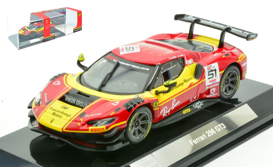 Ferrari 296 GT3 N.51 24 H Le Mans 2025 – Bburago 1:43