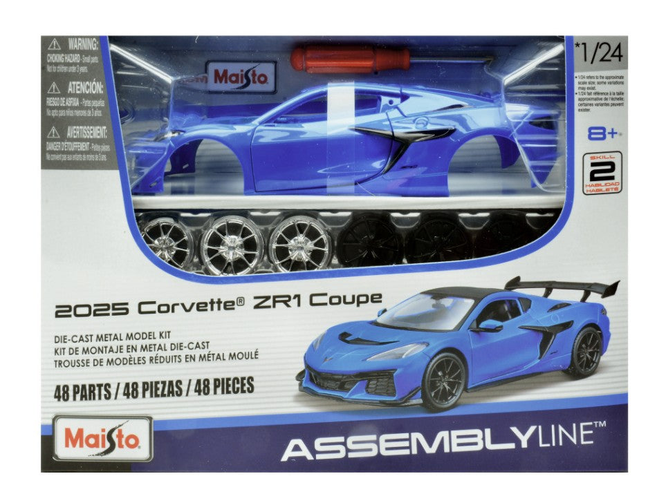 Corvette ZR1 Blue Kit – Maisto 1:24