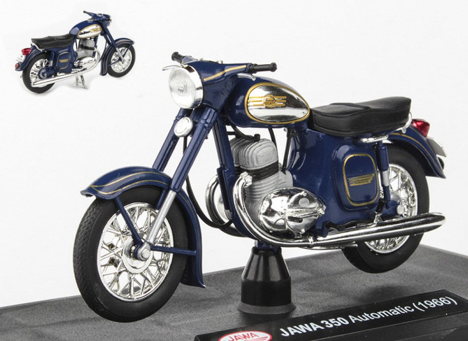 Moto Jawa 350 Automatic 1966 Blue – Abrex 1:18