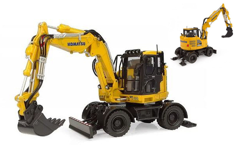 Escavatore A Ruote Komatsu PW138-MR11 – Universal Hobbies 1:32