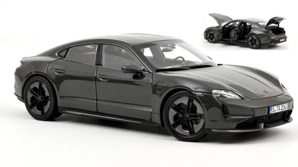 Porsche Taycan Turbo S 2024 Grey – Norev 1:18