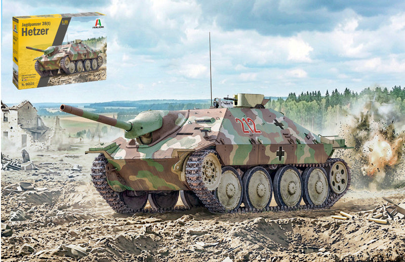 Jagdpanzer 38 (t) Hetzer Kit – Italeri 1:35