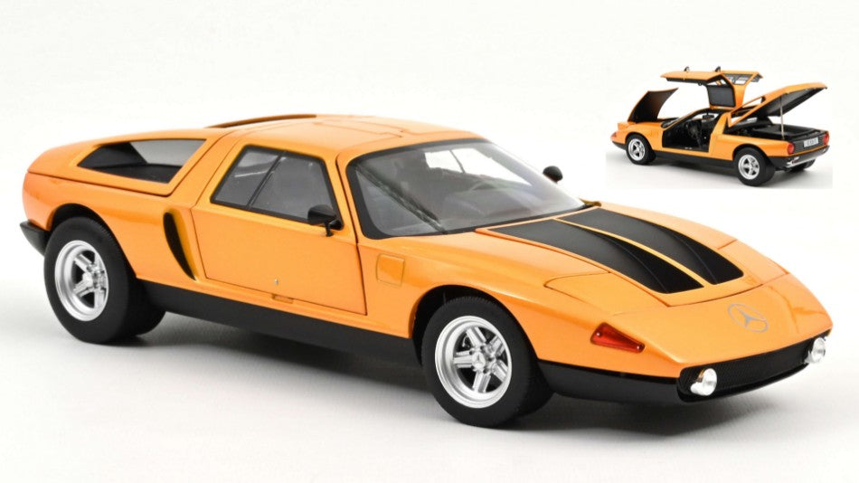 Mercedes C111/Ii 1970 bianco Autumn Metallic 1:18 Reproduction – Norev