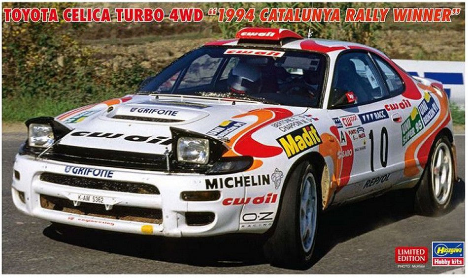 Toyota Celica Turbo 4Wd 1994 Rally Catalunya Winner Kit 1:24 – Hasegawa