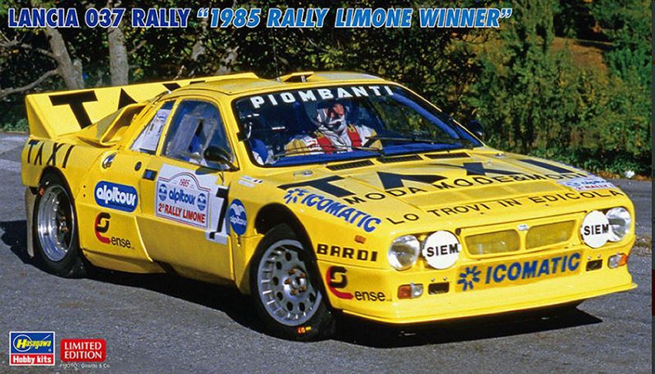 Lancia 037 Rally 1985 Rally Limone Winner Kit 1:24 – Hasegawa