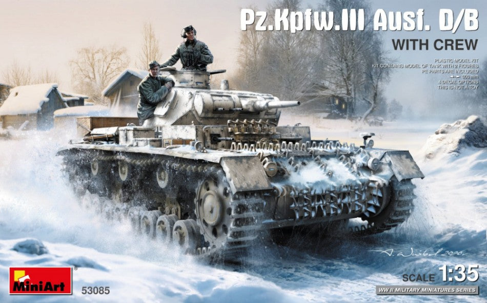 Pz.kpfw.iii Ausf. D/b With Crew Kit – Miniart 1:35