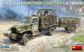 G7117 1,5 4x4 Maintenance Shop Truck W/trailer Kit – Miniart 1:35