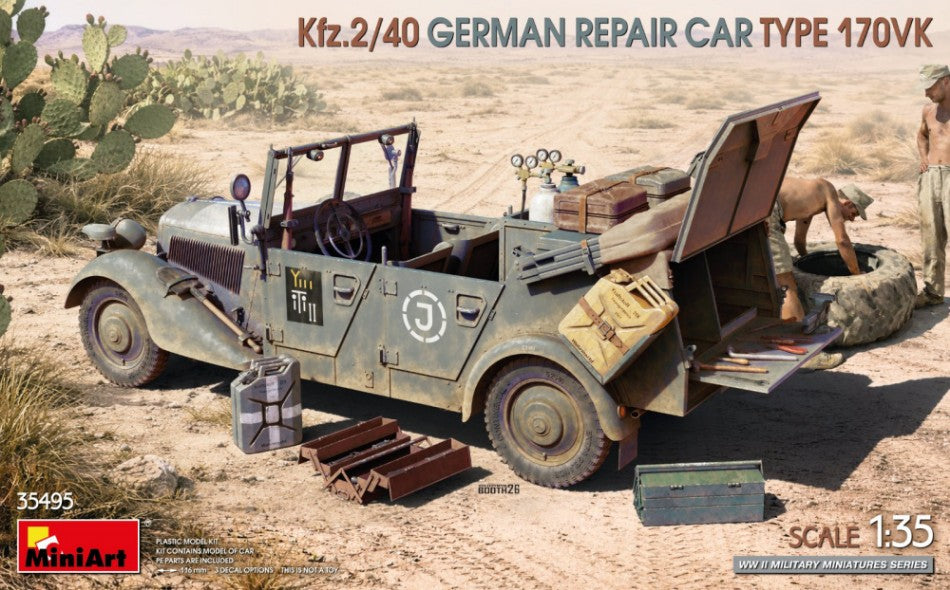 Kfz.2/40 German Repair Car Type 170Vk Kit 1:35 – Miniart
