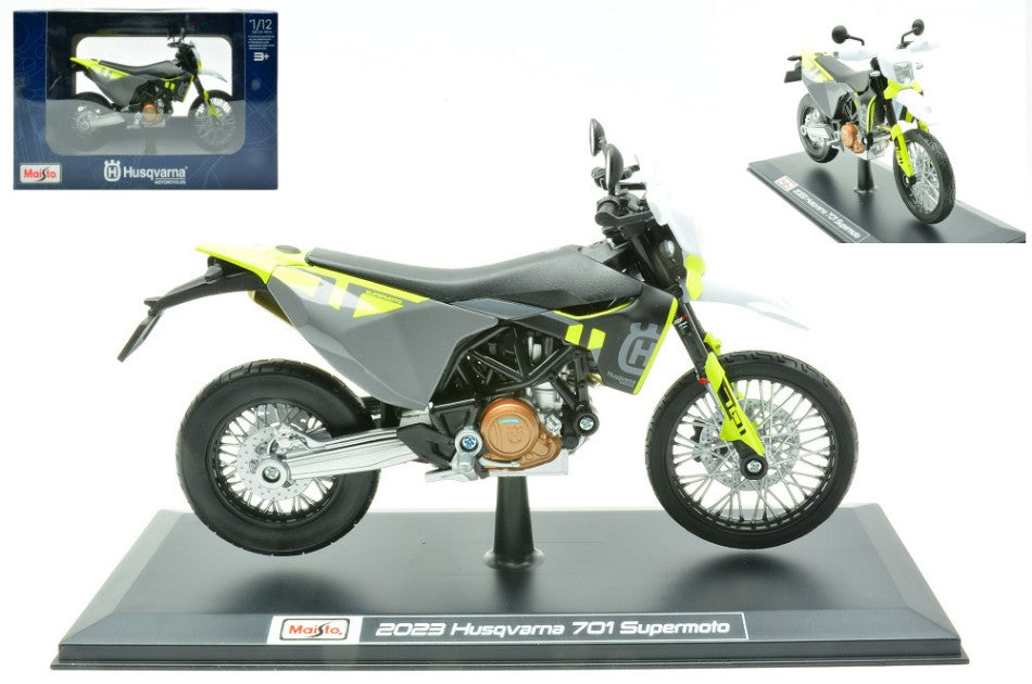 Husqvarna 701 Supermoto 2023 – Maisto 1:12