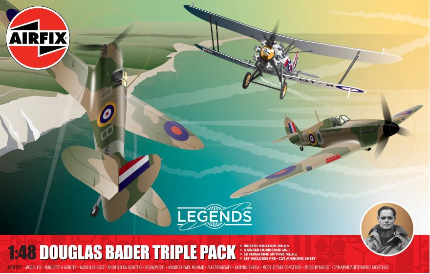 Legends Douglas Bader Triple Pack Kit – Airfix 1:48