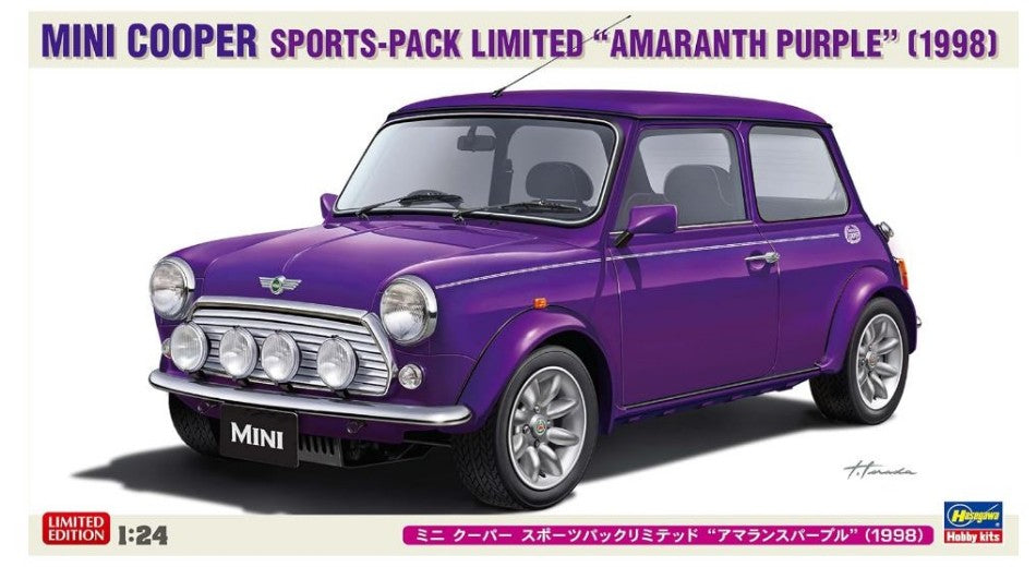 Mini Cooper Sports-pack Limited Amaranth Purple 1998 Kit – Hasegawa 1:24