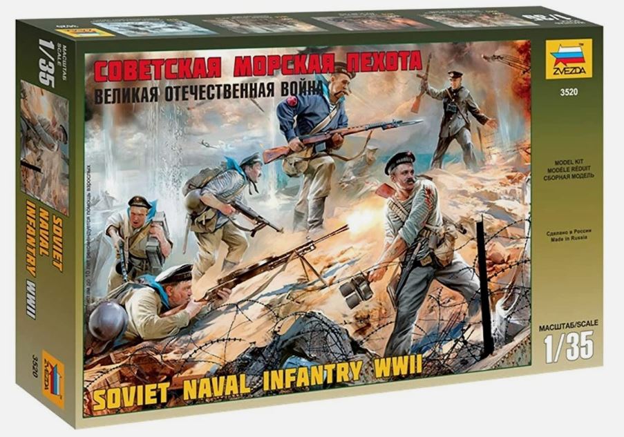 Soviet Naval Infantry WWII Kit – Zvezda 1:35