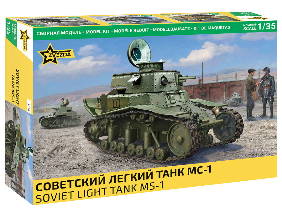 Soviet Light Tank MS-1 Kit – Zvezda 1:35