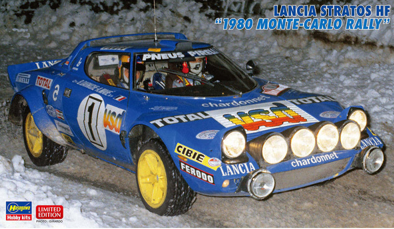 Lancia Stratos Hf 1980 Monte Carlo Rally Kit 1:24 – Italeri