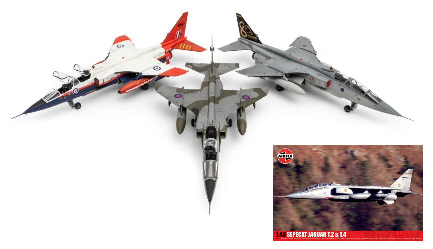 Aereo Sepecat Jaguar T.2 & T.4 Kit – Airfix 1:48