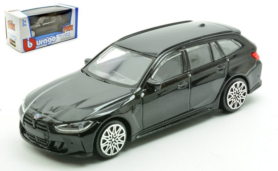 BMW M3 Touring 2023 Black – Burago 1:43