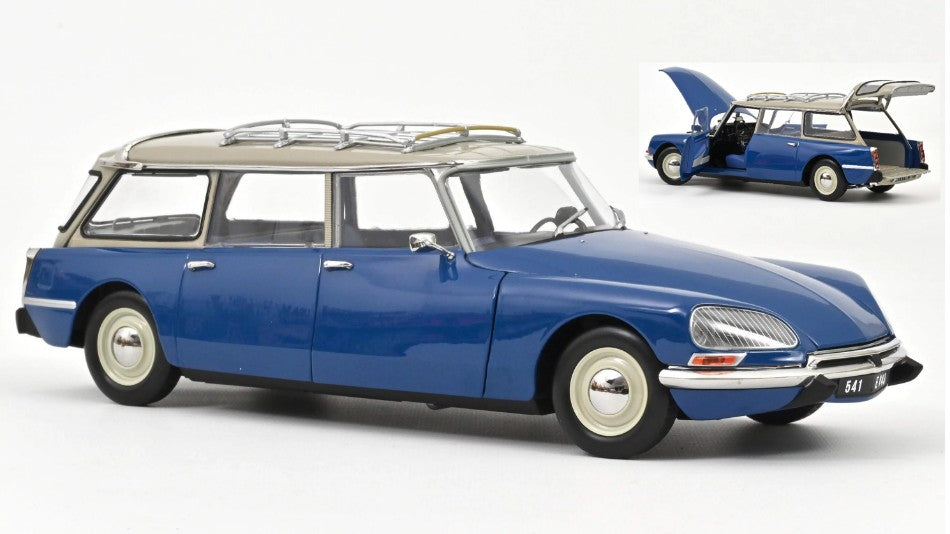 Citroën Break 21 1970 Danube blu 1:18 – Norev