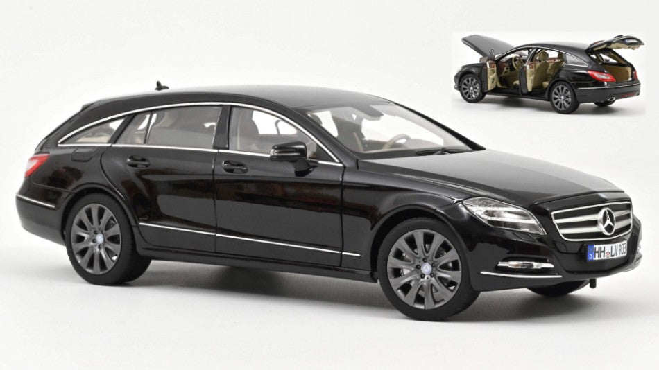 Mercedes Cls Shooting Brake 2011 Met.Obsidian nero 1:18 – Norev
