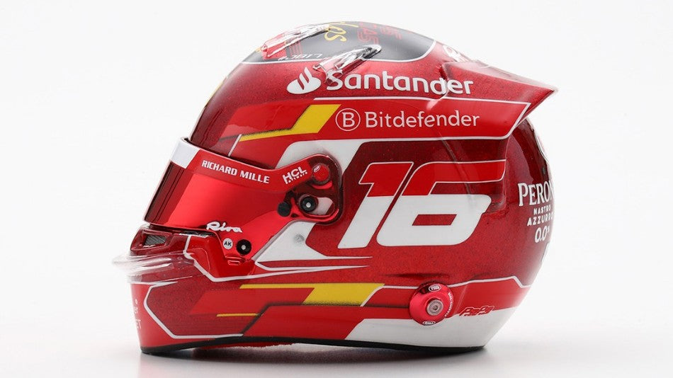 Helmet Cherles Leclerc Abu Dhabi GP 2024 – Looksmart 1:5