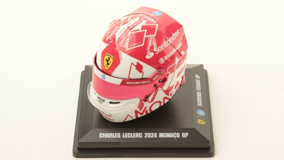 Helmet Charles Leclerc Team Ferrari Hp Winn.monaco GP 2024 Reprod. – Looksmart 1:5