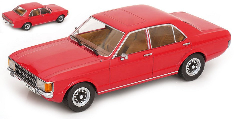 Ford Consul 1972 Red – ModelCarGroup 1:18