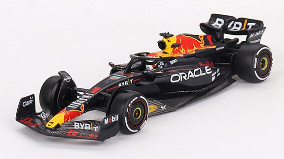 Redbull Racing F1 RB19 #1 Max Verstappen Bahrain GP Winner 2023 – Mini GT 1:64