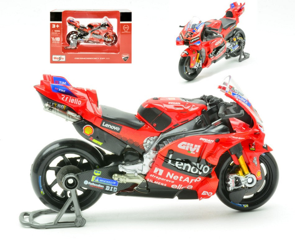 Ducati Lenovo Team 2025 Bagnaia N.63 Motogp – Maisto 1:18