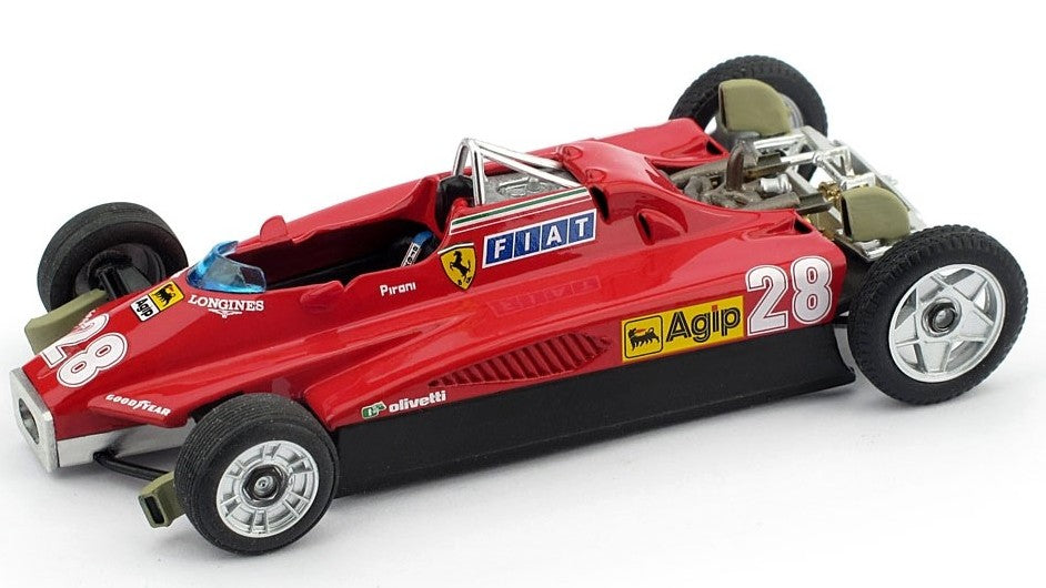 Ferrari 126 C2 D.PIRONI 1982 N.28 S.MARINO Vers.trasparente – Brumm 1:43