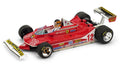 Ferrari 312 T4 G.VILLENEUVE 1979 N.12 2nd France GP + Pilota – Brumm 1:43