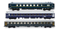 Fs 3-unit Pack, Exp 234/235 - Wien Pistoiesi + Uic-x 2nd Cl.ep.iv-v – Rivarossi 1:87