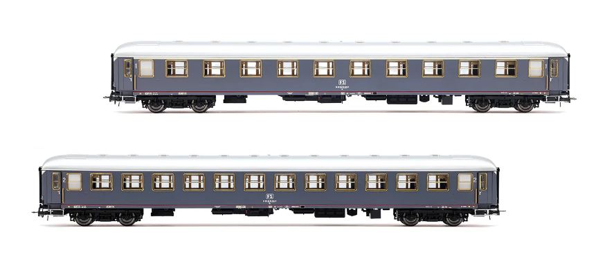 Fs 2-unit Pack, Rapido 904-905 1st + 2nd Cl. Ep.iv – Rivarossi 1:87