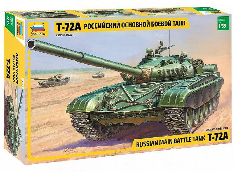 T 72 Battle Tank Kit – Zvezda 1:35