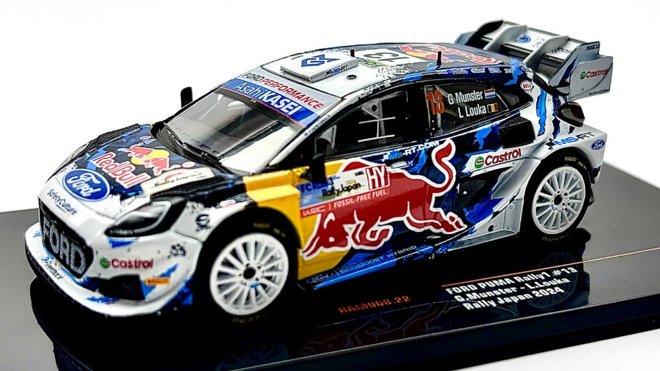 Ford Puma N.13 Rally1 Japan 2024 Munster-Louka 1:43 – Ixo Model