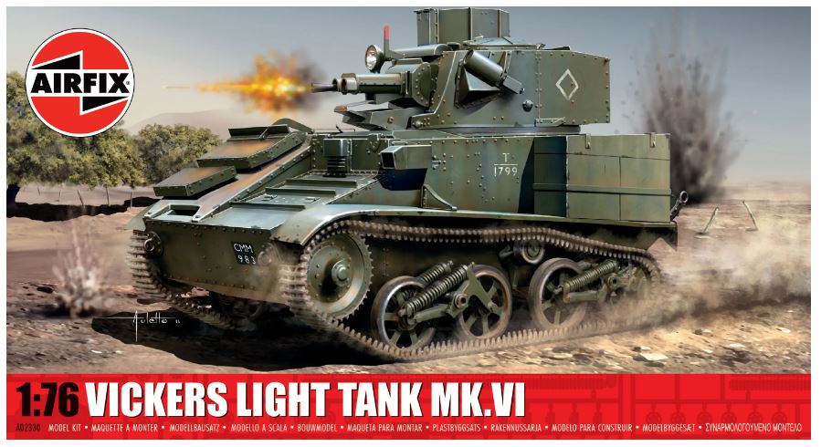 Vichers Light Tank Series 2 Kit 1:76 – Airfix