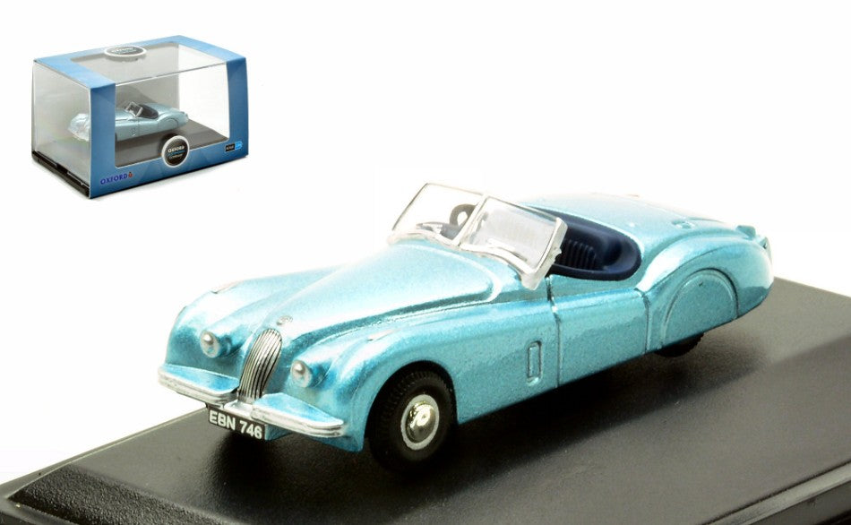 Jaguar XK120 Metallic Light Blue – Oxford 1:76