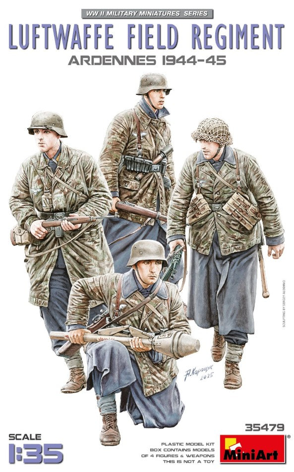 Luftwaffe Field Regiment Ardennes 1944-45 Kit – Miniart 1:35