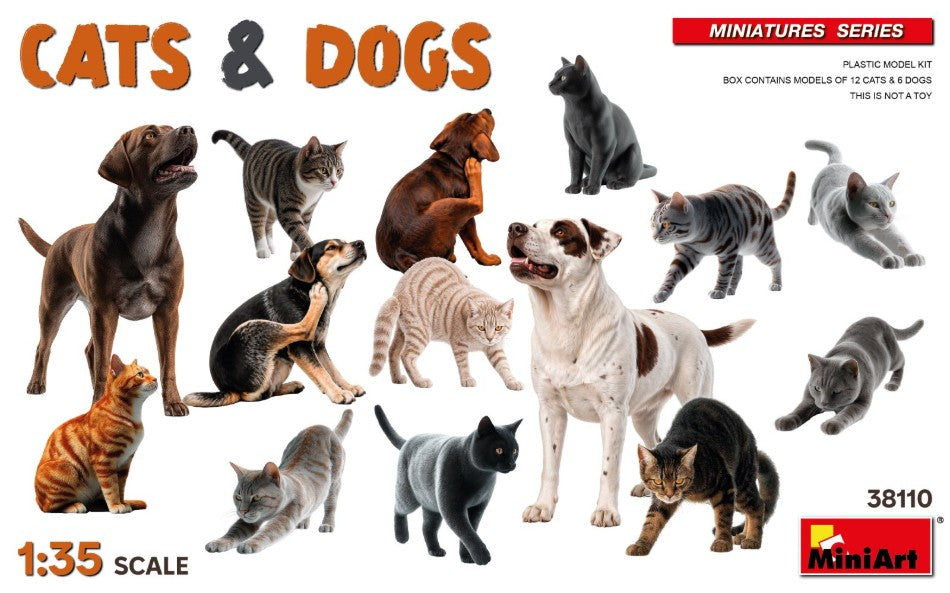 Cats & Dogs Kit – Miniart 1:35