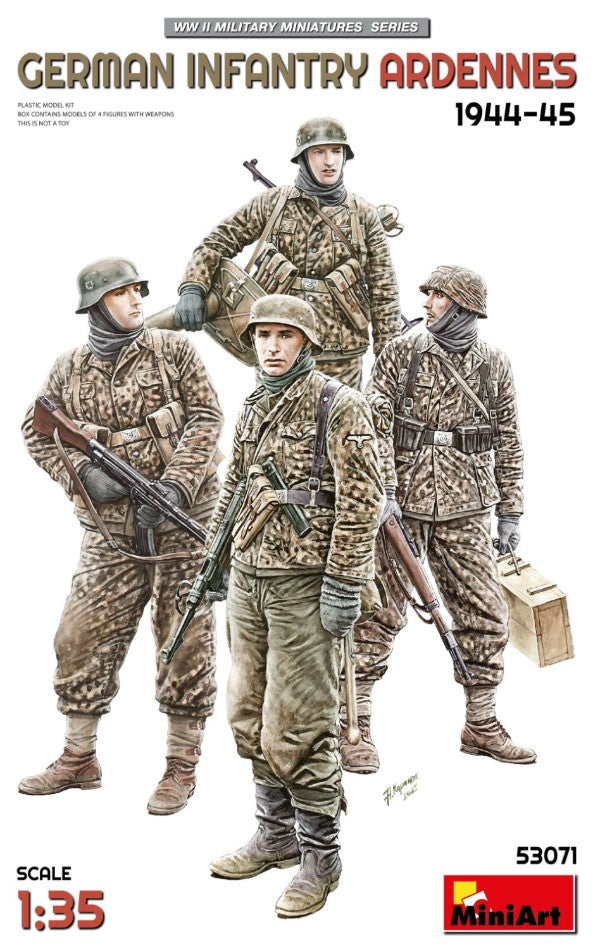 German Infantry Ardennes 1944-45 Kit – Miniart 1:35