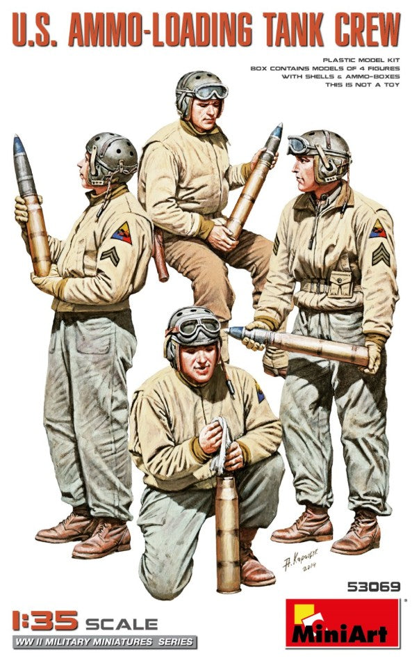 U.S.AMMO-LOADING Tank Crew 2nd Edition Kit – Miniart 1:35