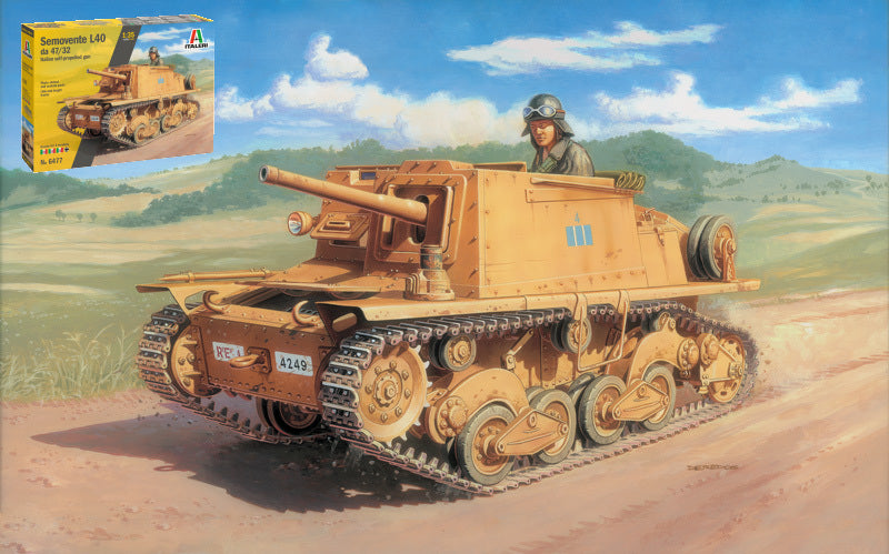 Semovente L40 da 47/32 kit 1:35 – Italeri 6477